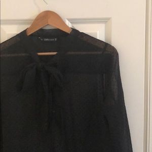 Zara See Through Top